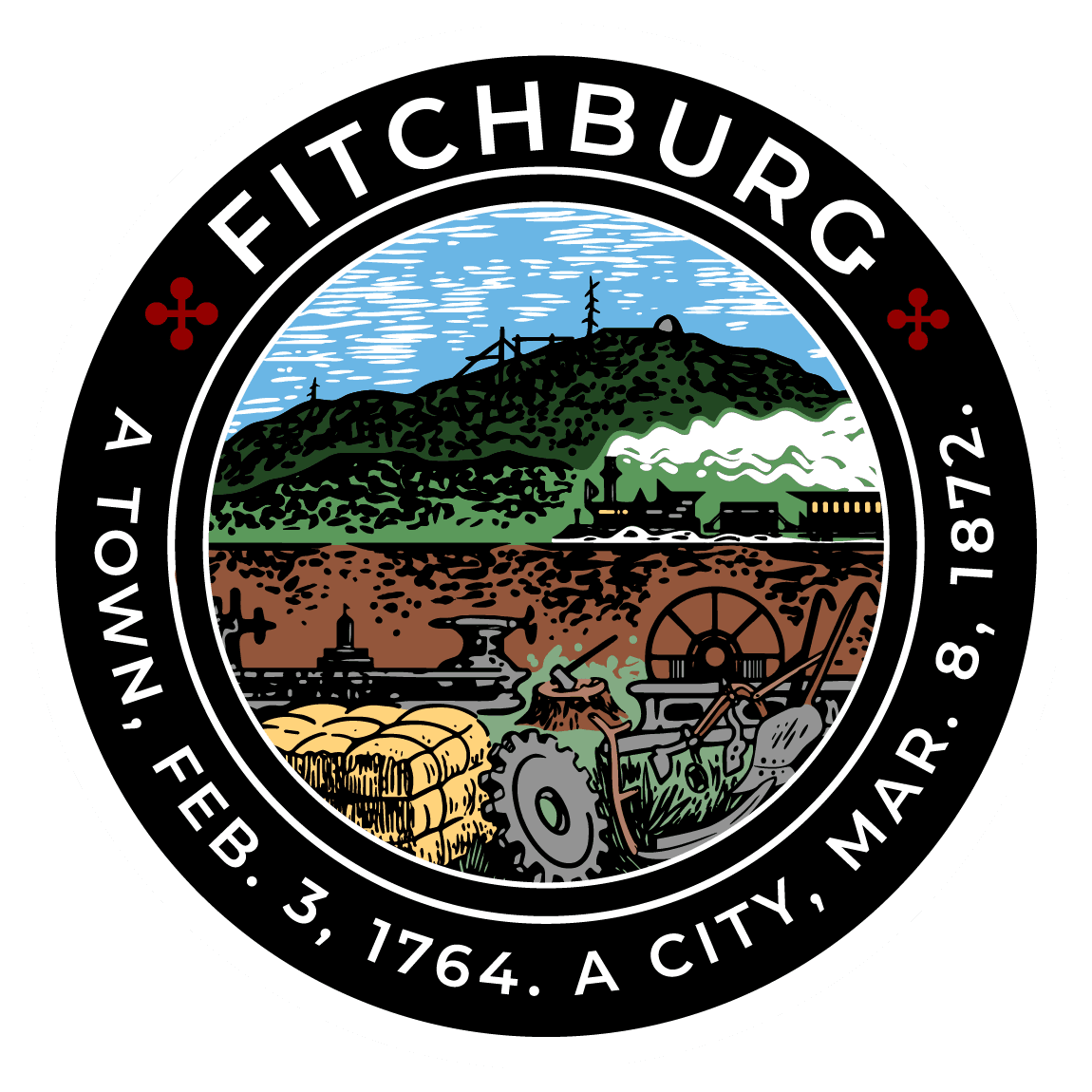 Fitchburg City Seal Flat100ppi - Cropped