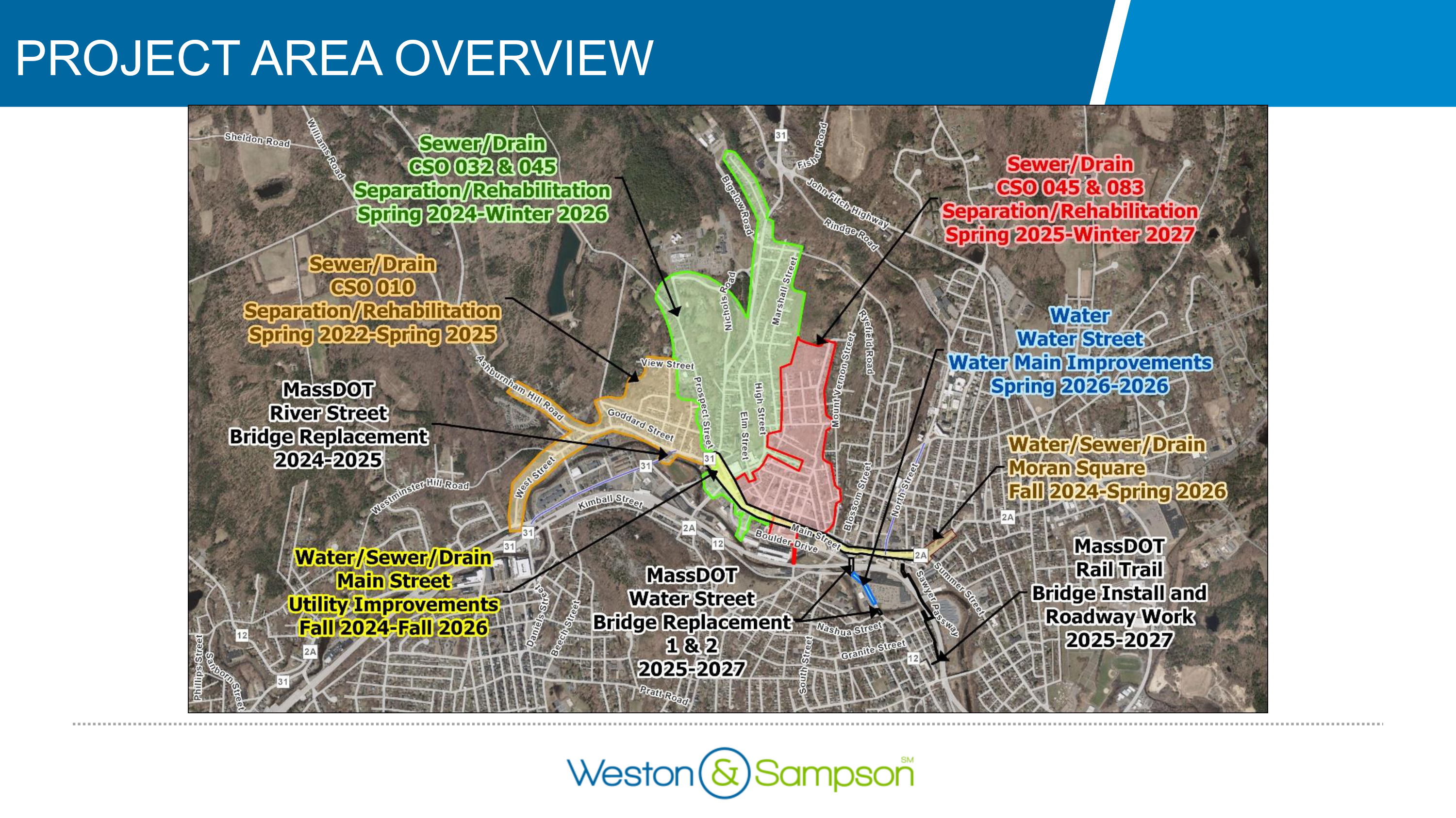 Downtown Fitchburg Infrastructure  Construction Updates Presentation 022725